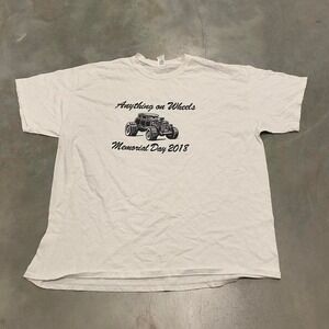 Vintage y2k‎ 90s white classic car nascar racing shirt